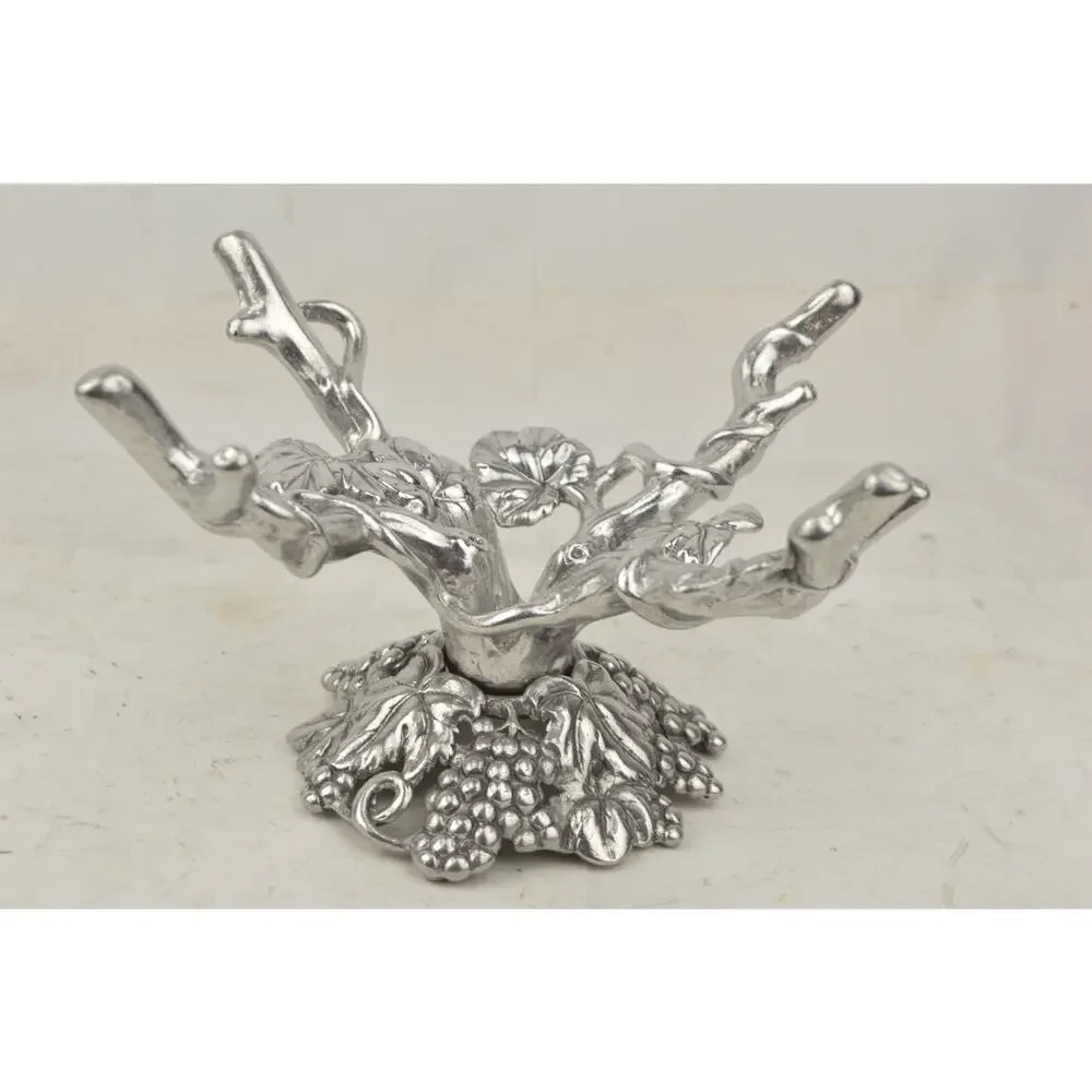 Vintage Arthur Court Aluminum Grape Grapevine Bowl Holder Stand Replacement